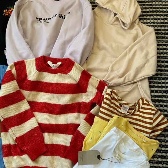 🌿Girls Kids 8P Clothing Mix Lot Bundle Zara HM Mini Boden Hanna Andersson 8-10Y - Picture 4 of 8